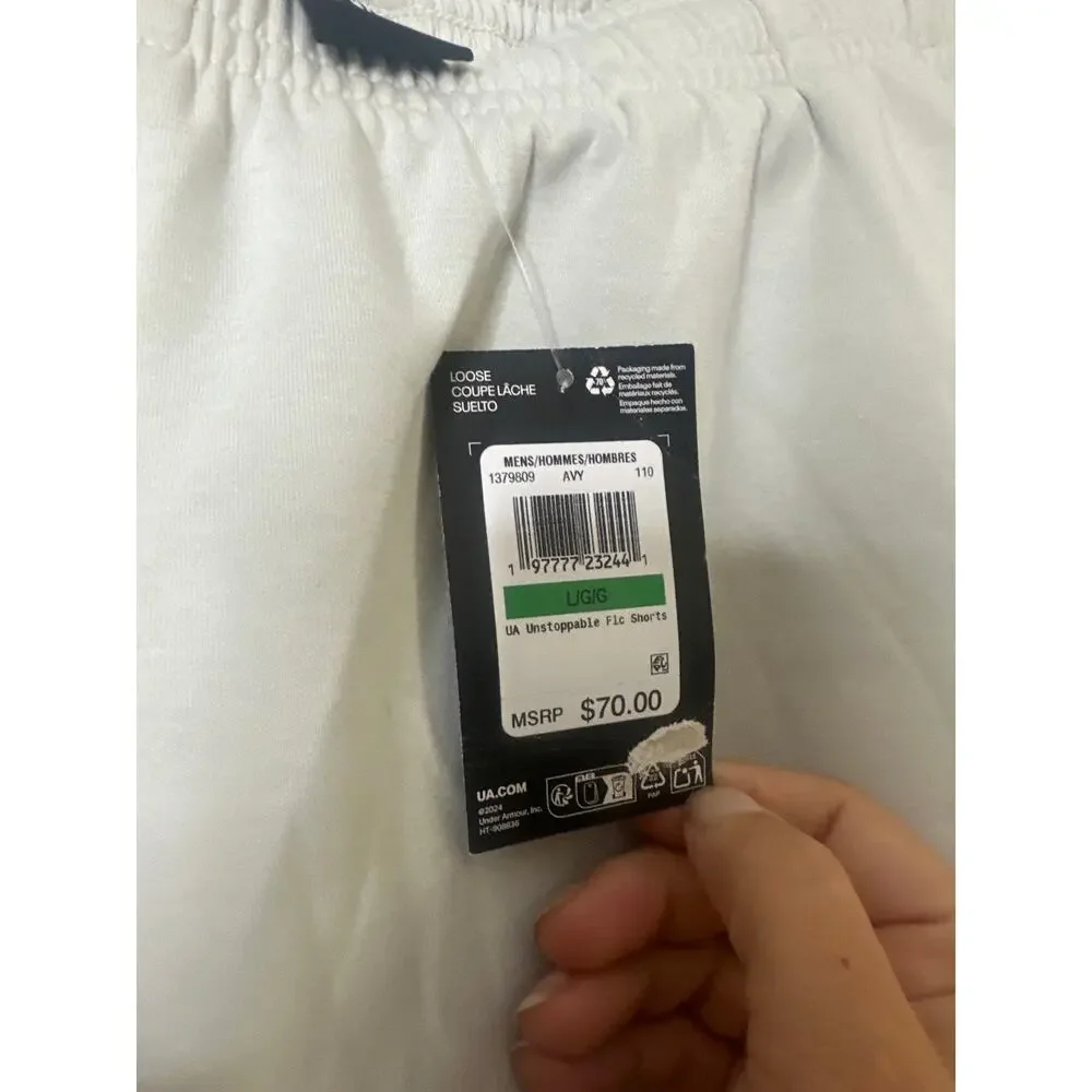 Under Armour Shorts Mens Unstoppable Fleece Shorts L p